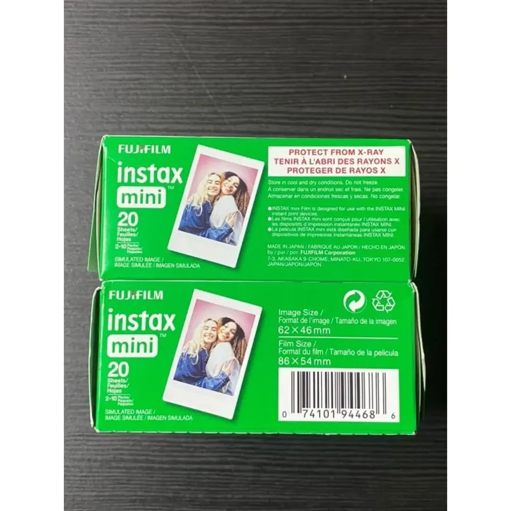 Fujifilm Instax Mini Instant Film (2-Pack, 40 Sheets) (Expiry 03/2027) (Sealed)